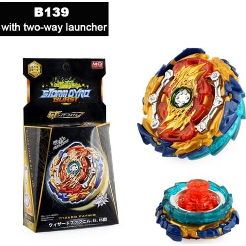 GTB139 Gyroscope Beybleyd Burst with Two-way Launcher Toys for Children Alloy Assembly Spinner 4th Generation GT Gyro