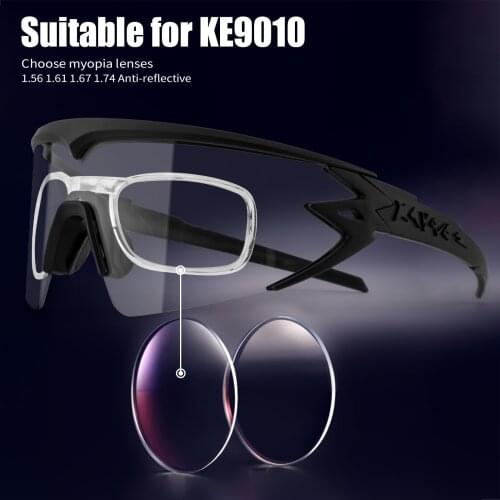 KE9010 Cycling Glasses CR-39 Resin Aspheric Prescription Myopia Hyperopia Optical Lens Anti-reflective Lense1.56 1.61 1.67 1.74