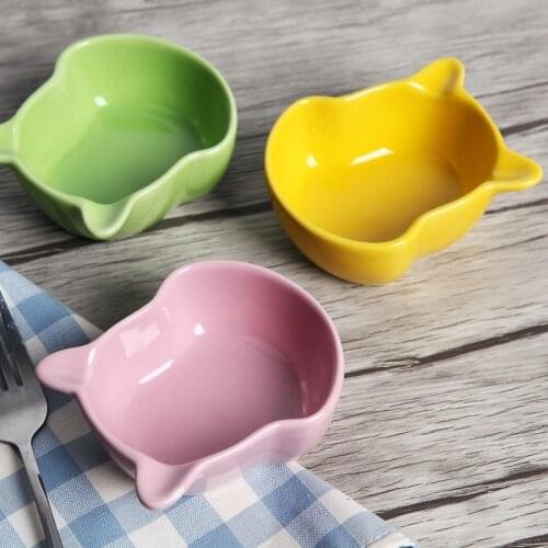Ceramic tableware baking mould seasoning dish seasoning dish beauty essential oil dish pet hamster