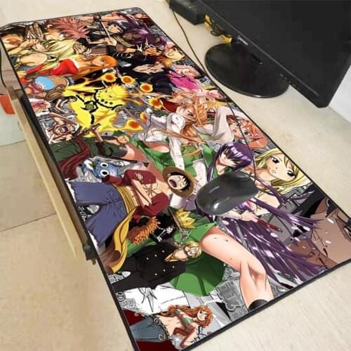 Mairuige 90X40CM Cartoons 30x80cm Japan All Anime Waterproof Mousepad Large Gaming Mouse Pad Lock Edge Mouse Mat Keyboard Pad