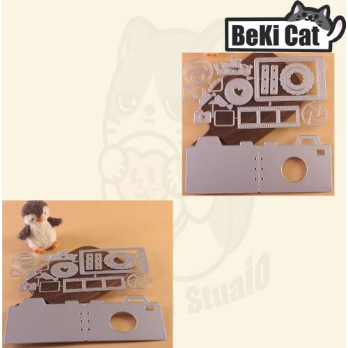 Camera Journaling Set die set Metal Cutting Dies Stencils for DIY Scrapbooking photo album Decorative DIY Paper Cards