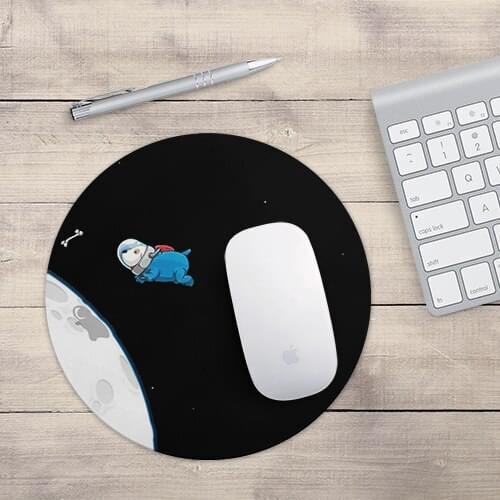 Office Computer Desk Mat Table Keyboard Mouse Pad Funny Illustration Dog My Favorite Meat Bone Non-slip Mat Gamer Mousepad Mat
