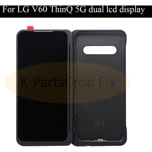 Original For LG V60 LCD Display Touch Screen Digitizer Assembly Secondary Screen For LG V60 ThinQ 5G dual screen lcd display