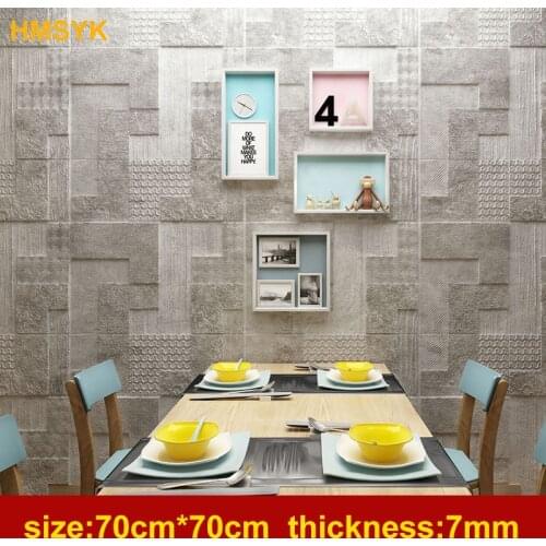 3D Self-adhesive Stereo Wall Stickers Bedroom Wallpaper Waterproof Creative Network Red Live Room Decoration Nordic Wallpaper