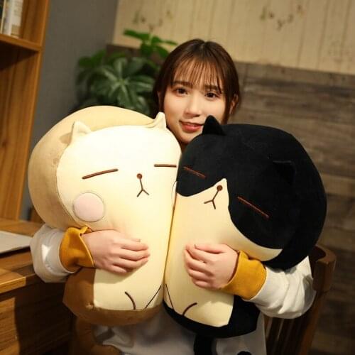 Cute Cartoon Plush Cat Japanese Cat Pillow Baby Kids Toys Home Decor Super Soft
