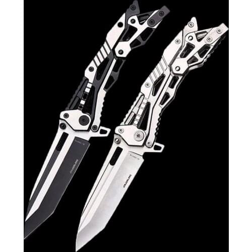 High Hardness Portable Folding Knife Survival Rescue EDC Tool Self-defense Army User Camping Combat All-steel Tactical Knife