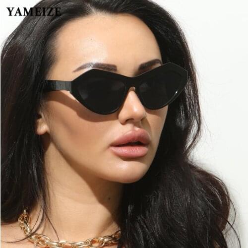 Punk Cat Eye Sunglasses Women 2021 Vintage Small Oval Lens Sun Glasses Female Brand Designer Leopard Eyeglasses Gafas De Sol UV