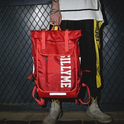 Reflective Survival Backpack Foldable Mochila Plegable Rucksack Safety Outdoor Bagpack Students Travel Schoolbag Hiking Bag Men