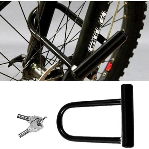 U Lock Bike Bicycle Motorcycle Cycling Scooter Security Steel Chain + 2 Keys New