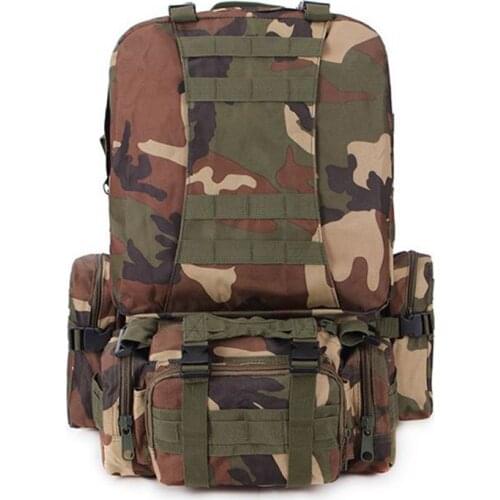 Waterproof Nylon Tactical Backpack Bag Climbing Hiking Camping Hunting Mountaineering Outdoor Sport Molle Bag Case