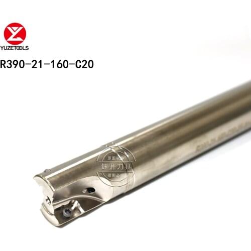 YUZETOOLS R0.8 Shant Right-Angle Shoulder Finishing Knife Bar R390-C20-21-160, And Special R39011T3 Blade