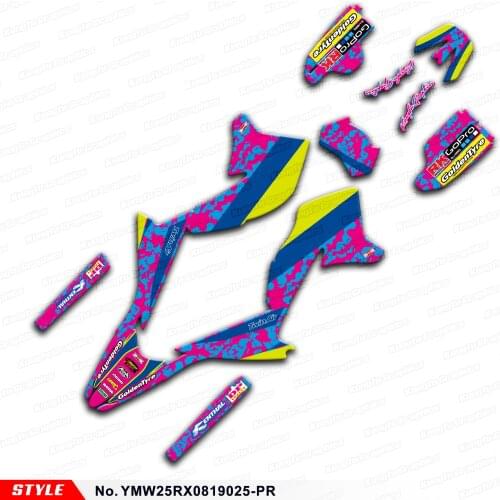 Aftermarket Motorcycle Sticker Kit for WR250X WR250R 2008 2009 2010 2011 2012 2013 2014 to 2020, Style No. YMW25RX0819025-PR