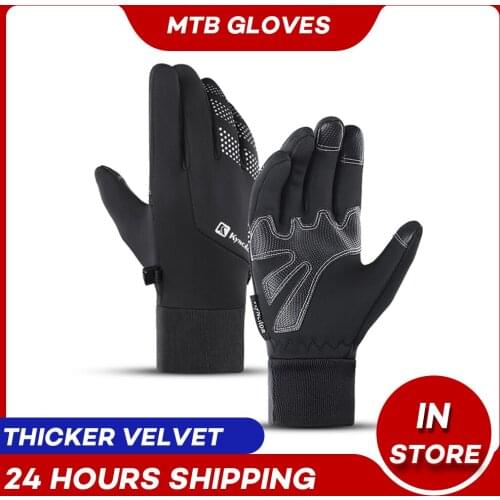 Zipper Winter Gloves Men Ski Gloves Snowboard Gloves Motorcycle Riding Snow Windstopper Glove for Riding Hiking Climbing Camping