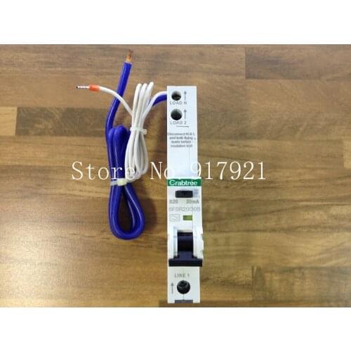 [ZOB] The German Crabtree 6FSR20/30B leakage protector compact leakage protection switch 1P20A 30MA original --5pcs/lot