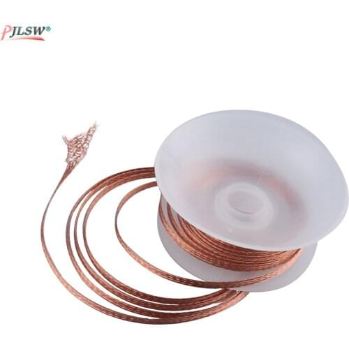 1PCS 1.5mm 2mm 2.5mm 3mm 3.5mm Length 1.5M Desoldering Braid Solder Remover Wick Wire Clean the BGA component pads Repair Tool