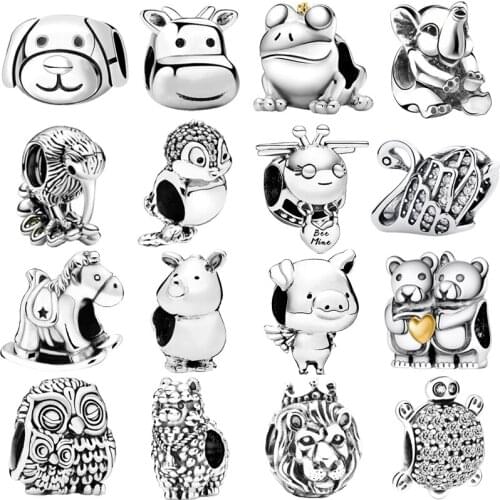 Designer 925 Sterling Silver Bracelet Floating Charms Beads Fit Original Charms Bracelets for Women Necklace Womens Jewelry