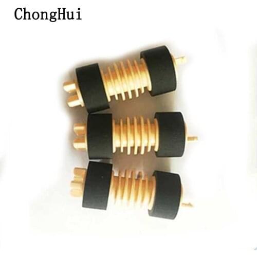ChongHui 2Pcs Set Pick Up Roller Xerox N24 Rubber Original Sheath The Paper Round Rubber Wheel Paper Round 600K61600