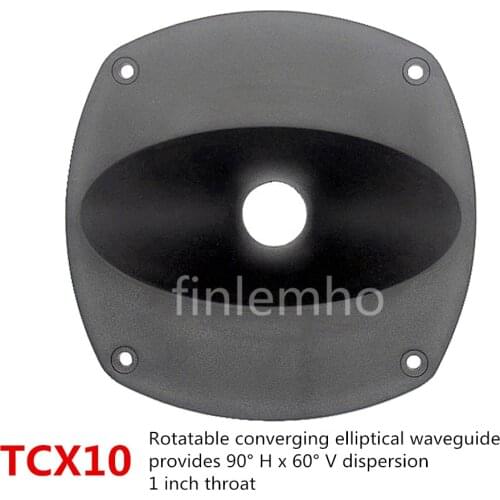 Tweeter Speaker Treble Horn Waveguide 1 Inch Throat 152*152mm For Home Theater Professional Audio Full Range Loudspeaker System