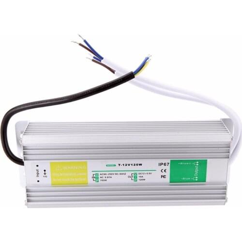 IP67 12V 10A 120W Ac to Dc Switching Power Supply Outdoor Used Led Strip Waterproof Driver
