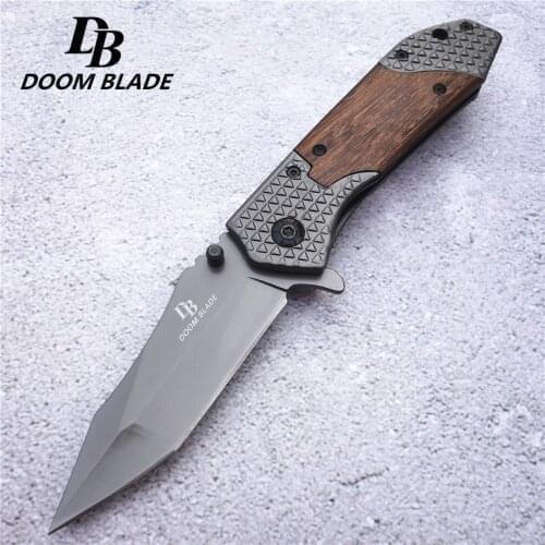 Pocket mini folding knife, super sharp can open Canned bottle, mountaineering camping special knife