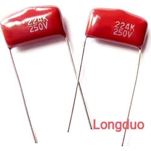 224 0.22UF 220NF 250V Type CBB Metallized Polypropylene Film Capacitors 50PCS