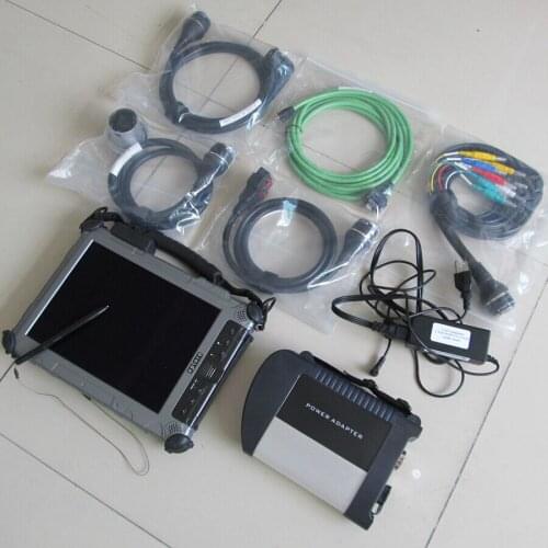 Mb sd connect compact 4 star c4+2020.09 software mini ssd tablet ix104 laptop full set for car&truck diagnostic tool