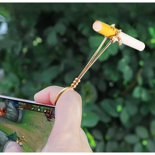 Cigar Stand Metal Finger Clip Cigarettes Holder Ring Rack Vintage Adjustable Smoking Accessories Smoker Gift For Women Adults