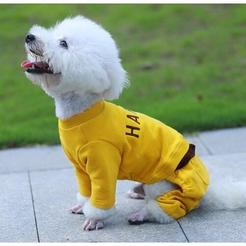 Two False Pieces Puppy Clothing Cute Warm Chihuahua Dog Clothes for Small Medium Dogs Cat Pet Coat Jackets