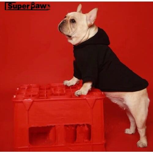 Fashion Dog Hoodie Pet Puppy Clothes Coat French Bulldog Schnauzer Corgi Jacket for Dogs Cats Warm Apparel Pug Costume GZC30