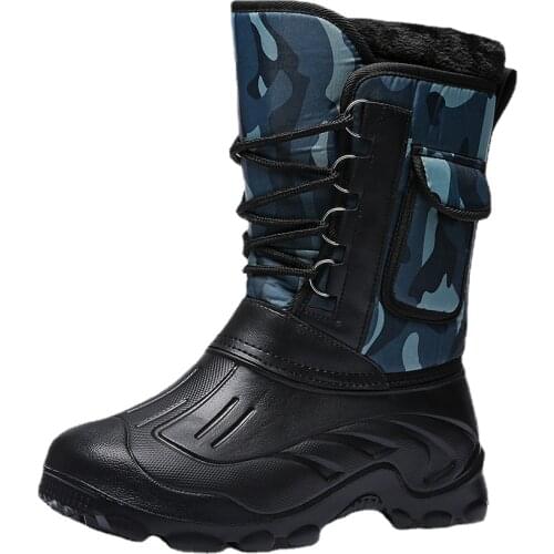 Tactical Military Combat Boots Men Genuine Leather US Army Hunting Trekking Camping Mountaineering Winter Work Shoes Snow Boots