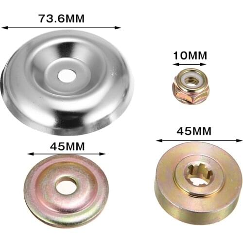 4pcs Replacement Metal Gear Head Blade Nut Fixing Kit For Strimmer Brushcutter