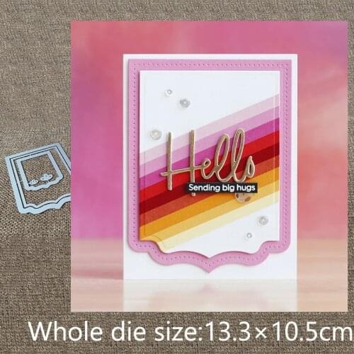 New Design Craft Metal stencil mold Cutting Dies Label banner decoration scrapbook die cuts Album Paper Card Craft Embossing