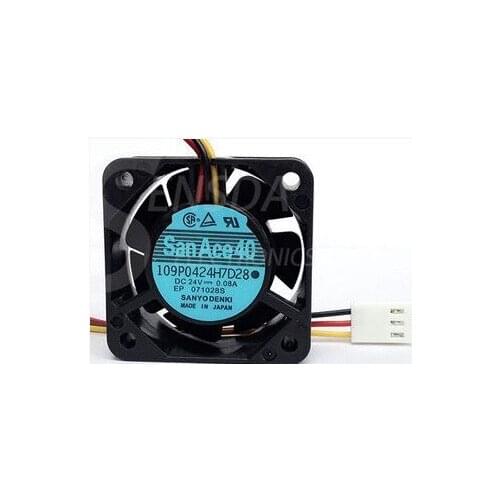 New Spot 109P0424H7D28 24V 0.08A 40*15 Machine Tool/Industrial Computer/Inverter Fan