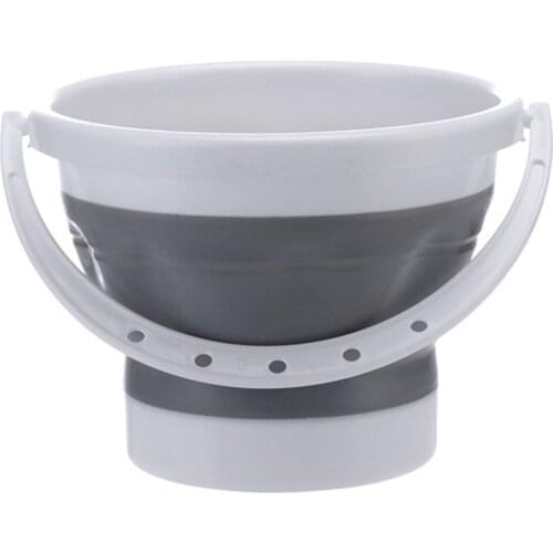 1.5L 3L 5L 10L Silicone Folding Bucket Fishing Folding Bucket Car Wash Outdoor Fishing Round Square Camp Room Bucket
