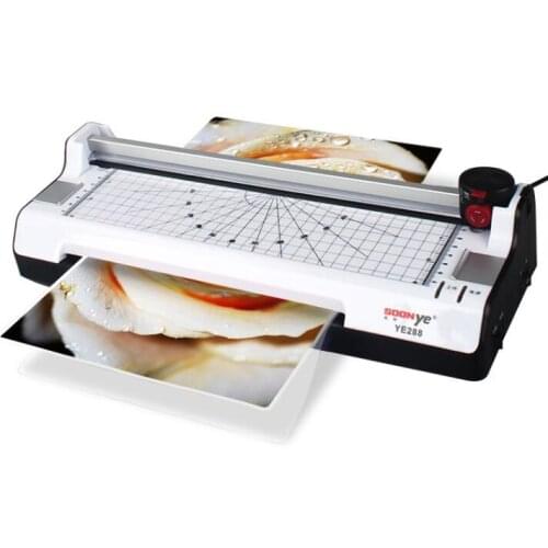 Smart Photo Laminator A4size Laminating Machine Sealed Plastic Machine Hot And Cold Laminator Photo Cutter