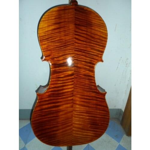 High quality handmade cello maple 4/4 solid wood natural red light cello stringed instrument portable professional violoncello