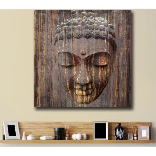Wxkoil Pop Art Oil Painting Buddha Painting For Home Decor On Canvas Modern Wall Art Canvas Print Canvas Painting Unframed