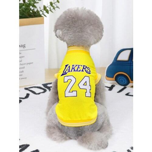 Dog Vest Mesh Tshirt for Small Dogs Schnauzer Chihuahuas Costumes Puppy Summer Jersey Dog Cotton Clothes Pet Clothing Supplies