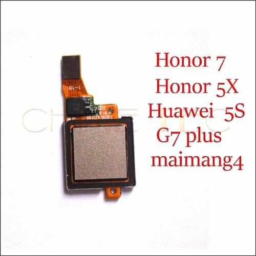1pcs New Touch ID Fingerprint Sensor Flex Cable For Huawei Honor 7 huawei 5S , Honor 5X,, G8, G7 plus maimang4 D199
