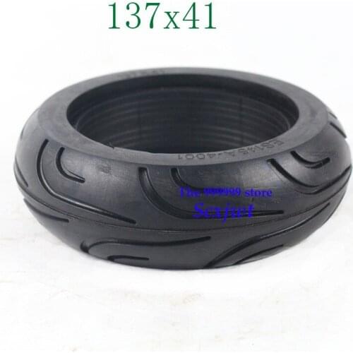 Free Shipping Good Reputation 137x41 Rubber Solid Tire with Grooves for Hoverboard Self Balancing Electric Scooter