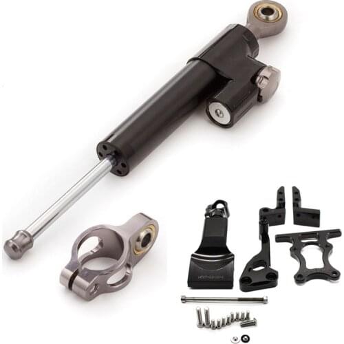 Motorcycle Stabilizer Damper Complete Steering Mounting Bracket Holder Set Motorbike For Yamaha MT-07 FZ07 2014 2015 2016 2017