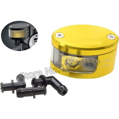 For YAMAHA YZF R25 R15 R6 R125 kawasaki z750 Z800 FZ8 FZ09 Motorcycle Universal Brake Fluid Reservoir Clutch Tank Oil Fluid Cup