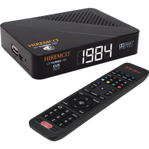 HIREMCO GT TURBO V8D HD IP TV PLUS ETHERNETLİ LINUX BASED INBUILT WIFI FULL HD MINI SATELLITE RECEIVER