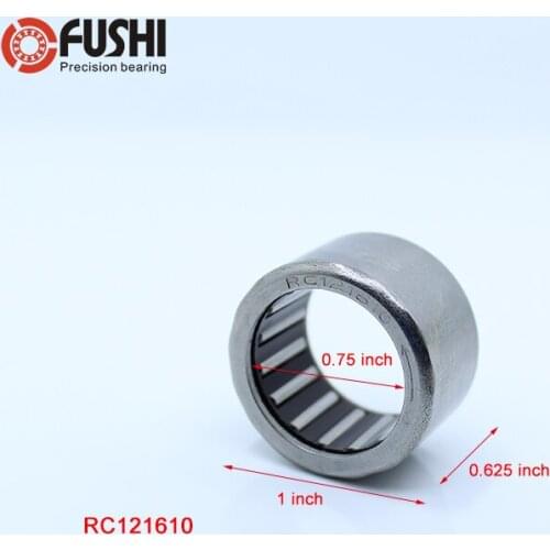 RC121610 Inch Size One Way Drawn Cup Needle Bearing 19.05x25.4x15.875 mm 5Pcs Cam Clutches RC 121610 Back Stops Bearings