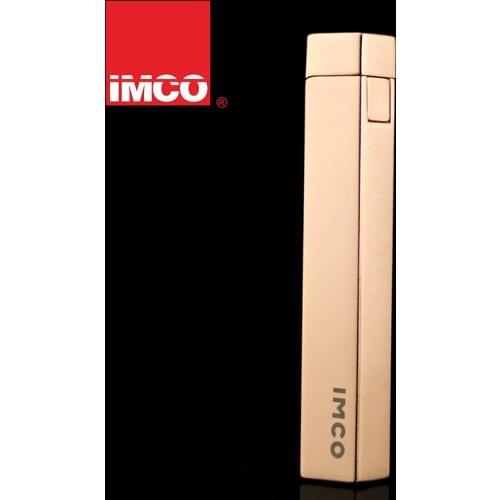 IMCO 5100 Mini slender Gas inflatable pocket windproof lighter retro flint wheel ignite fire smoking gift Accessories