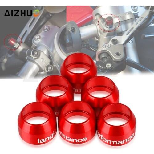 950S Motorcycle CNC Billet Bleed Valve Cover Kit FOR DUCATI MULTISTRADA 950S 2019-2021 2020 MULTISTRADA V4 S V4S Sport 2021 6PCS