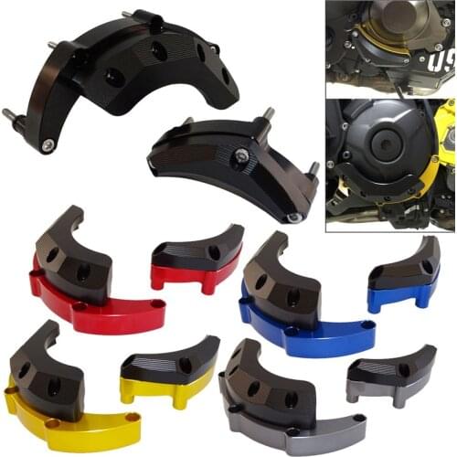 Engine Stator Pulse Cover Guard Crash Pad Sliders Protection Set For YAMAHA FZ09 FJ09 FZ-09 MT-09 Tracer 900 GT XSR900 2013-2020