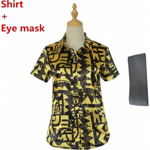 Strangestory Stranger Things Eleven 11 Cosplay Costume 3D Print Yellow Short Sleeve T shirt Blouse Men Women Blindfold Suspender