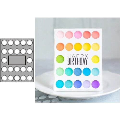 Circle Cutout Metal Cutting Dies for Scrapbooking Handmade Mold Cut Stencil New 2021 DIY Card Make Mould Model Craft Decoration