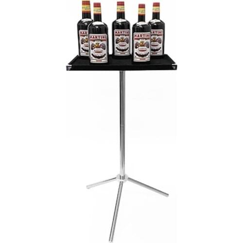 Tray Magician Table (Silver Decoration) Professional Magic Table Mat Tray Magic Tricks Coin Card Case Box Stage,Close Up Magic